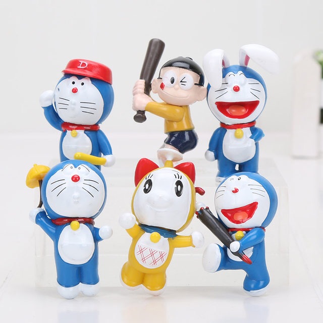 Các set mô hình nhân vật phim DORAEMON Nobita , Suneo , Shizuka , Jaian