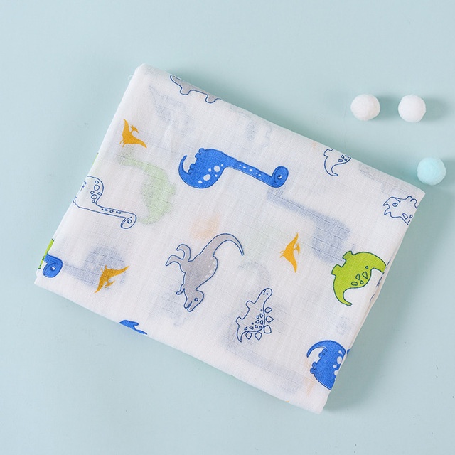 Khăn tắm xô 2 lớp cho bé Eddy Bella Muslin Swaddle kích thước 110 x 110 cm siêu thấm, mềm mịn