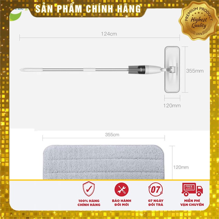 [Sale] [Bản quốc tế] Cây chổi lau nhà 2 trong 1 Xiaomi Deerma TB500 vừa xịt nước vừa lau khô - Bảo hành 6 tháng .