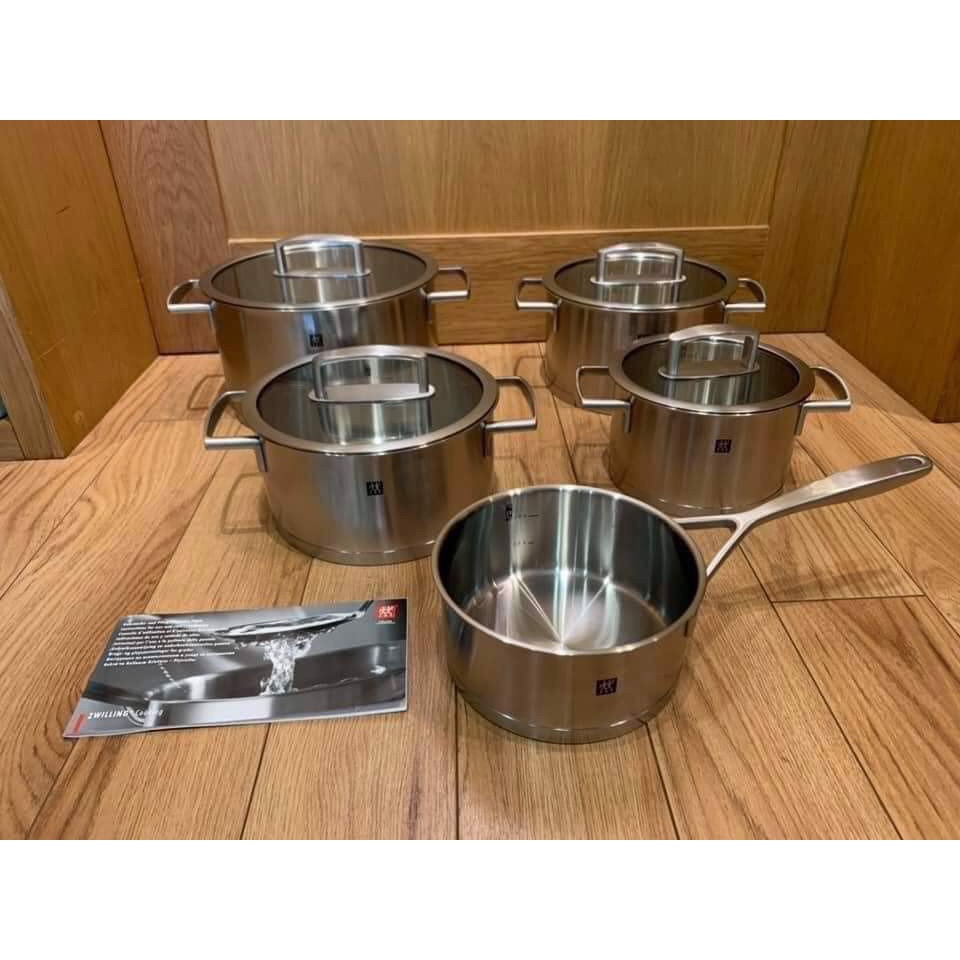 Bộ nồi ZWILLING VITALITY - Vung kính