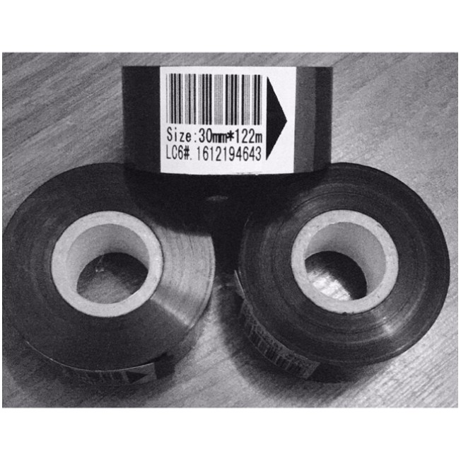 5 Cuộn Mực Ruy Băng FC3 In Date - 30mm x 122m - Mực Ruy Băng, In Hạn Sử Dụng