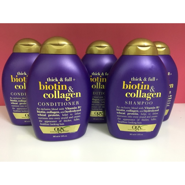Dầu gội Biotin & Collagen shampoo đến từ thương hiệu nổi tiếng của Mỹ - OGX.