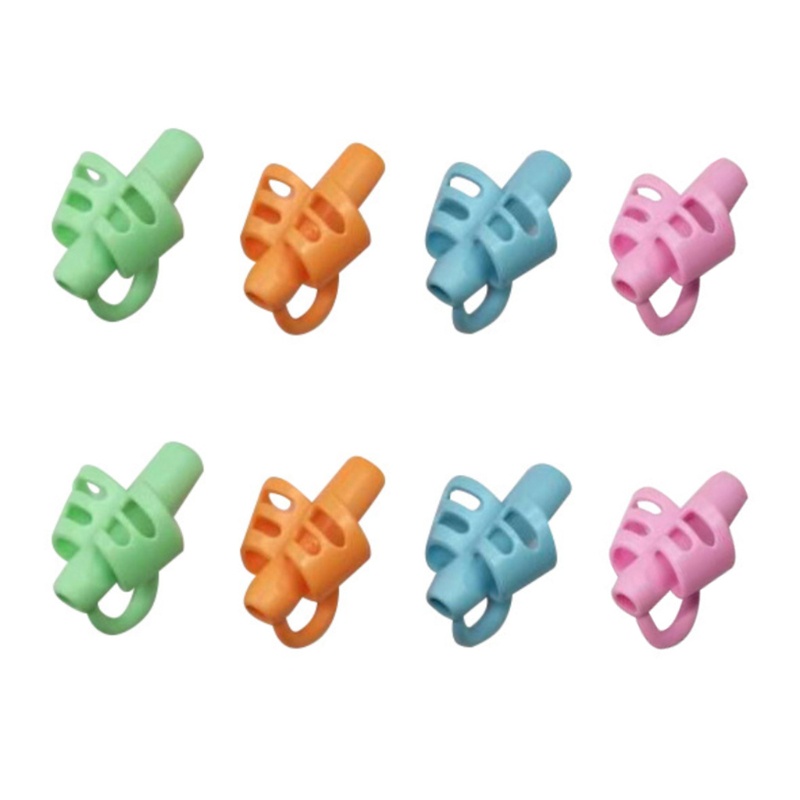 Set 8 Kẹp Silicone Chỉnh Sửa Tư Thế Cầm Bút Chì Tiện Dụng