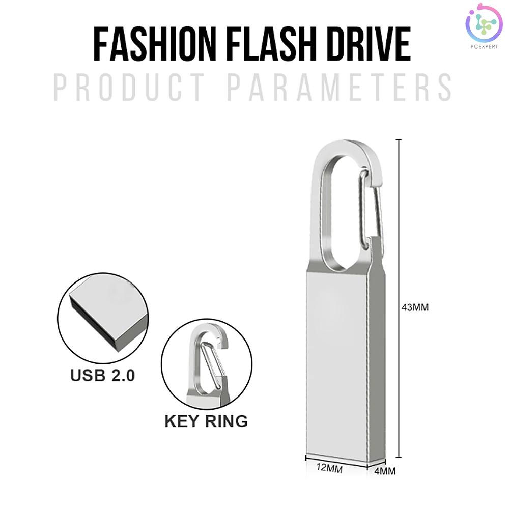 USB Flash Drive Metal High Speed and High Compatibility A Variety of Capacity Optional Learning and Working Assistant 128GB