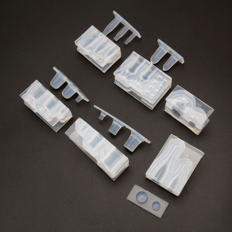 1 Bộ Khuôn Silicon Làm Bình Hoa Khô Bằng Resin Epoxy Diy