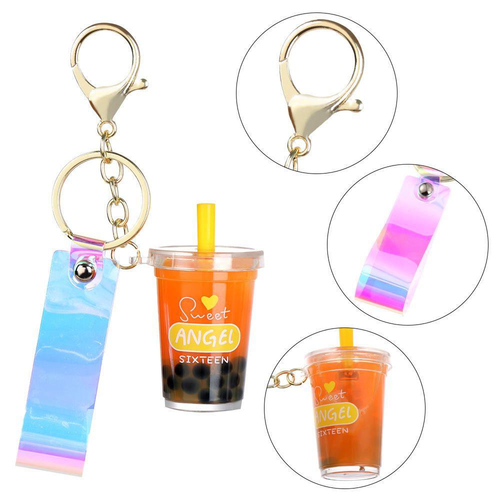 MELODG Móc Khóa Hình Chai Nước Hoạt Hình Đáng Yêu