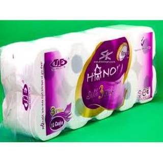 Giấy Vệ Sinh 3 Lớp Hà Nội Màu Tím Có Lõi
