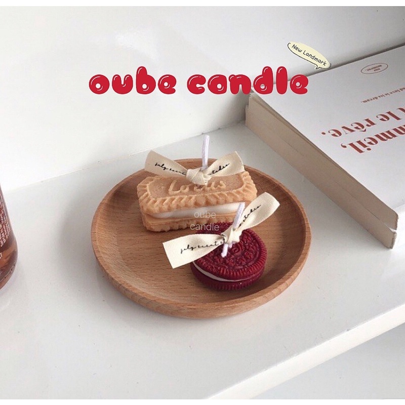 Nến Thơm Handmade Hình Bánh Oreo Như Thật Siêu Đẹp - Nến Thơm Tinh Dầu Cao Cấp Không Khói Thư Giãn | Oube Candle NT14