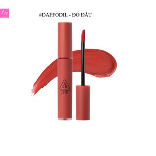 Son 3CE Velvet lip tint đỏ đất Daffodil
