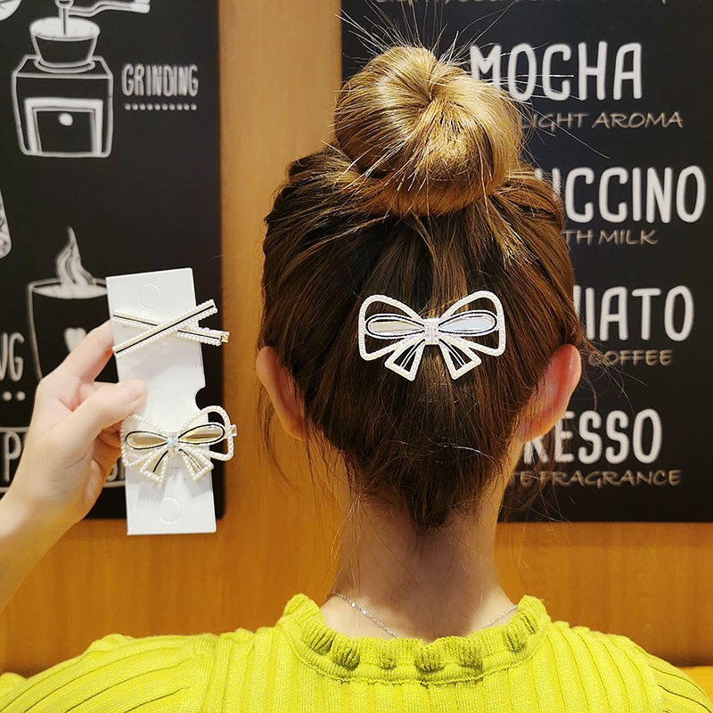 Kẹp Tóc Hình Hoa Đính Đá Phong Cách Hàn Quốc Mới