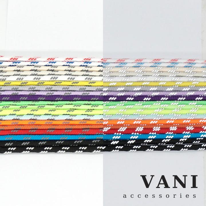 Một Cặp - 2 Dây Giày Thể Thao Bản Tròn 3 Sọc Phản Quang ( Triple S ) - VANI STORE [TAT00043]