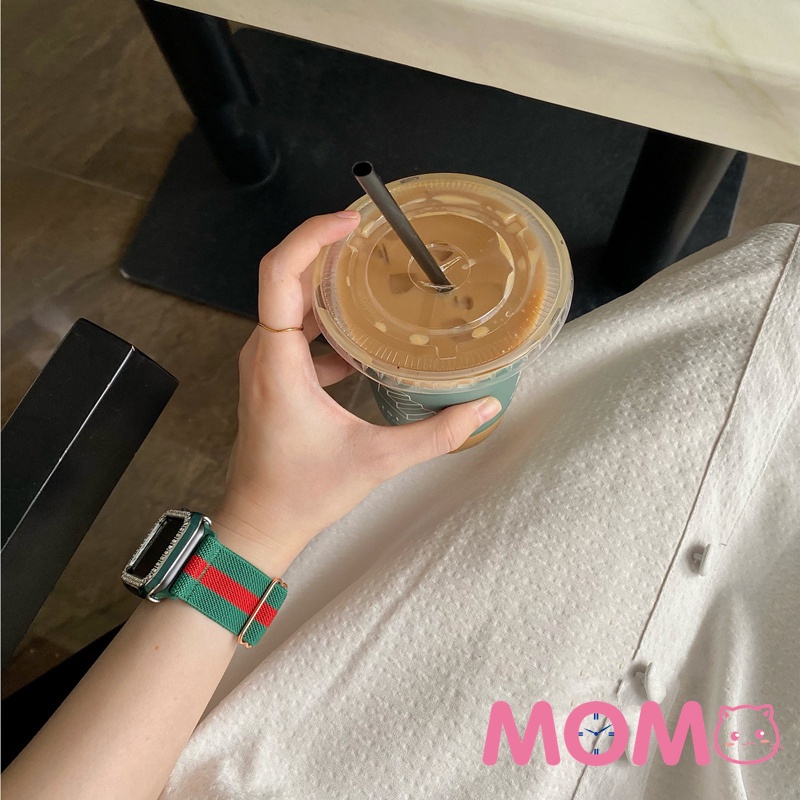 Dây Đeo Đồng Hồ Smart Watch Series 7 6 5 4 3 2 SE 45mm 41mm 44mm 40mm Có Thể Điều Chỉnh Độ Đàn Hồi