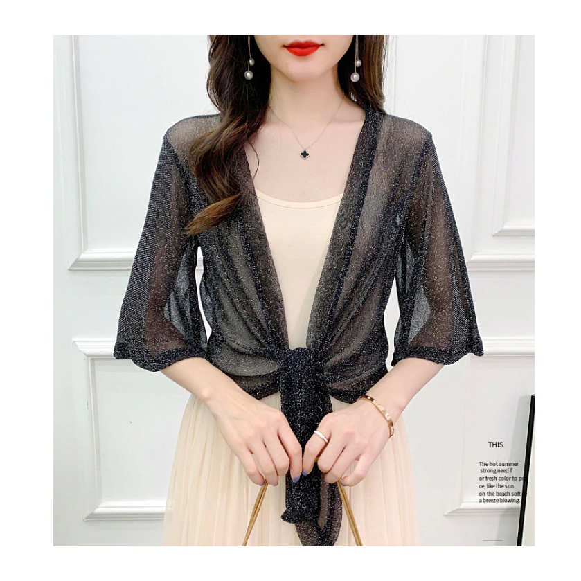 Áo khoác mỏng tay lỡ cardigan thời trang