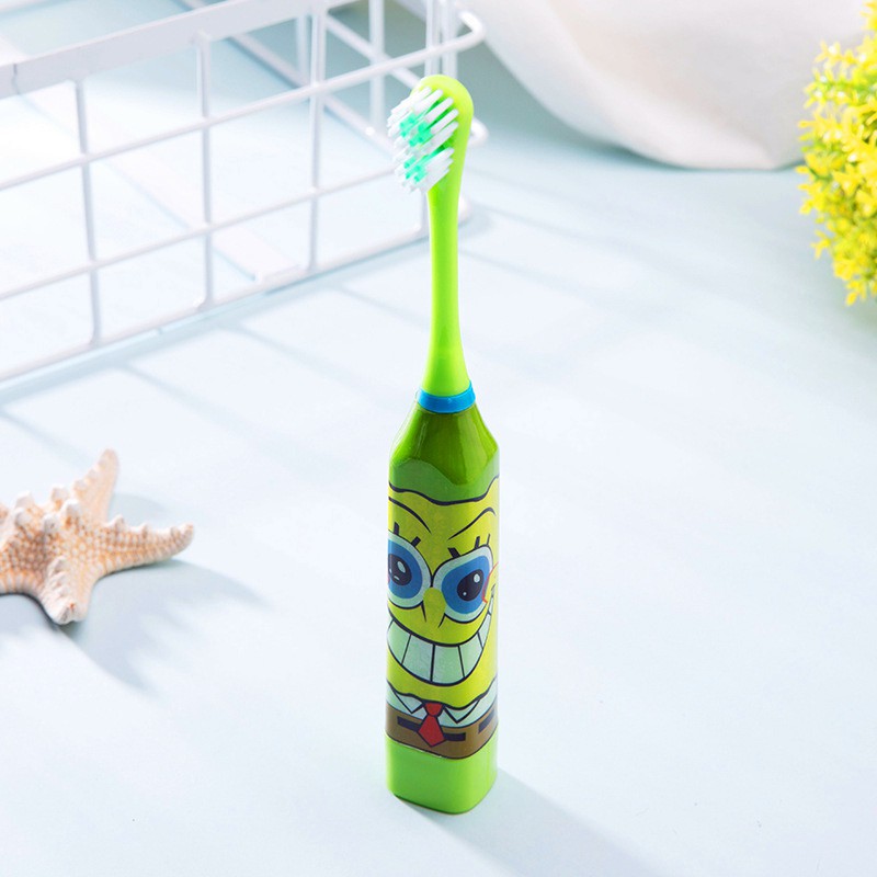 Đầu Bàn Chải Điện Chống Thấm Nước Hoạt Hình Cho Bé