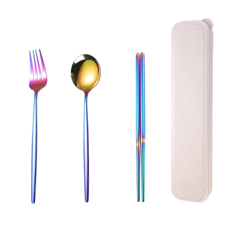 Bộ Dụng Cụ Ăn Uống Bằng Thép Không Gỉ Chất Lượng Cao