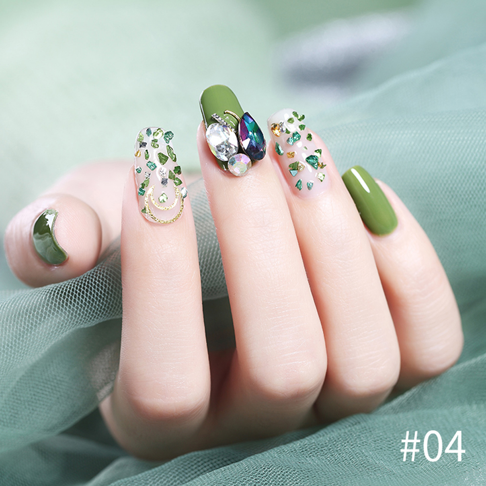 FORBETTER Moon Diamond Nail Decoration|3D Nail Sticker Nail
