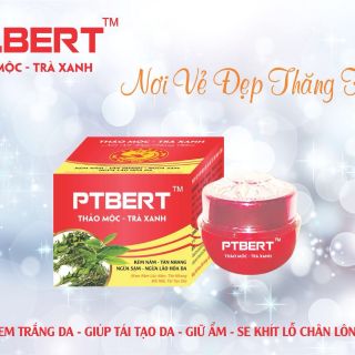 Kem thảo mộc trà xanh trắng da tái tạo.