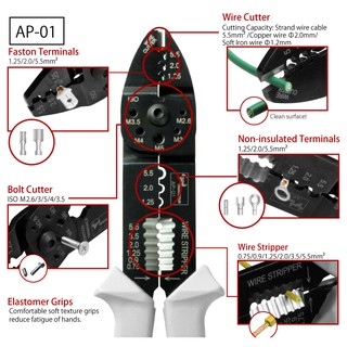 Kìm bấm cos đa năng Tsunoda AP-01