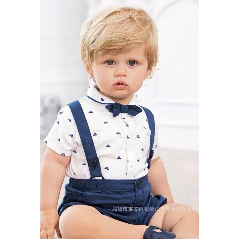 THANH LÝ GIÁ GỐC Set Next bé trai hình thuyền xuất xịn size 3-18m