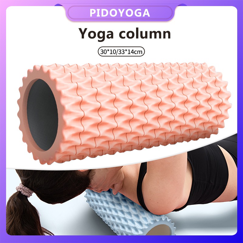 Foam Rollers Stovepipe Muscle Relaxation Yoga Column Spike Massage Stick Fitness Roller Fascia Spike Tooth Foam Shaft