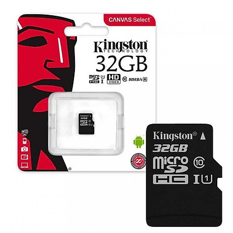 Thẻ Nhớ Kingston 32GB Micro SD Class 10- Hàng Chính Hãng 100%- Bảo hành 12 tháng