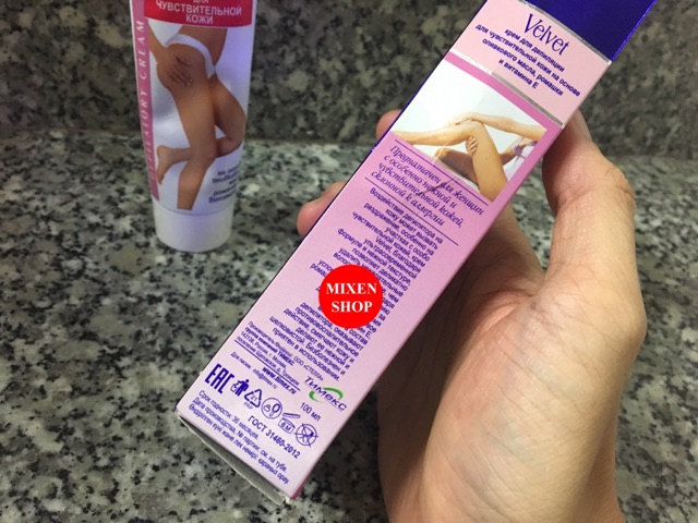 KEM TẨY LÔNG VELVET DEPILATORY CREAM SENSITIVE HOA CÚC