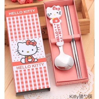 Set đũa và thìa inox cho bé