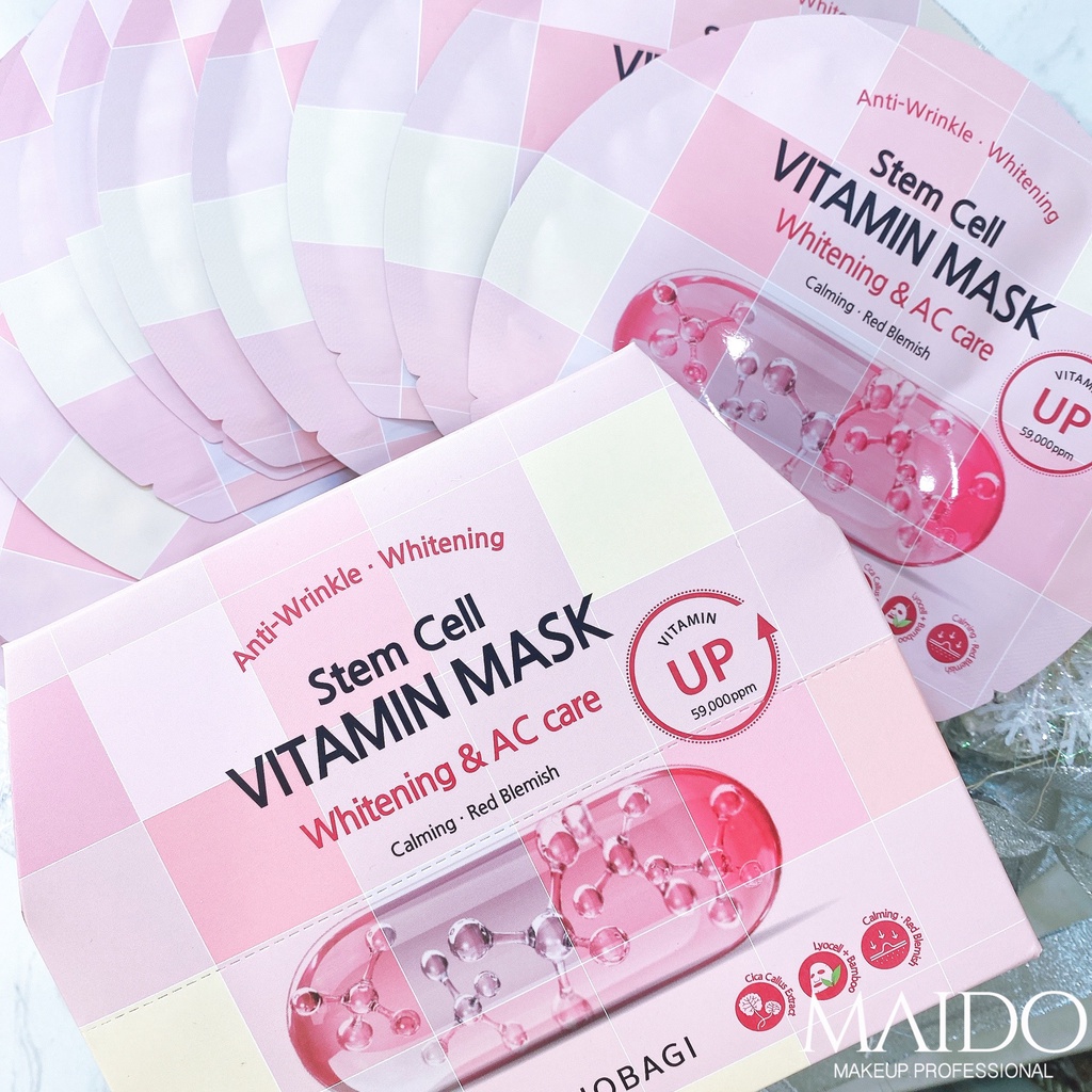 Mặt nạ giấy Banobagi Mask phiên bản nâng cấp Dưỡng Ẩm Trắng Da Chống Lão Hoá Giảm Mụn MAIDO COSMETICS | WebRaoVat - webraovat.net.vn