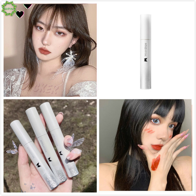 Cod Qipin Korean Retro BENTAYGA Waterproof Long-lasting Anti Air Matt Velvet Lip Glaze Gloss with 5 Colors | BigBuy360 - bigbuy360.vn