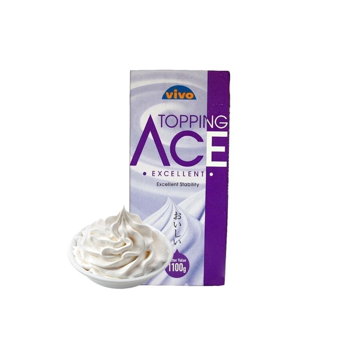 [Có sẵn] [Ship 2h] Kem Topping Vivo Tím ACE 2721WSFS - Làm kem phủ bánh gato