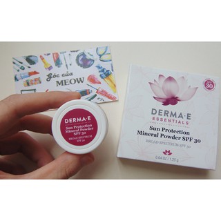 Phấn chống nắng Derma E Sun Protection Mineral Powder SPF 30