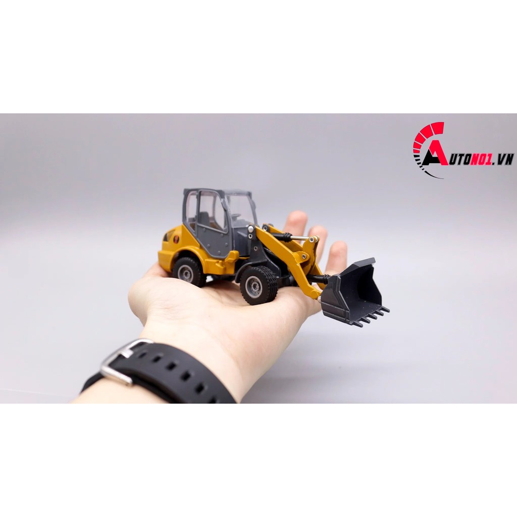 MÔ HÌNH XE ỦI ĐẤT YELLOW 1:60 HYTRUCK 7626