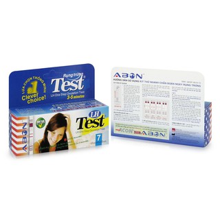 Hộp Test 7 que thử rụng trứng Abon