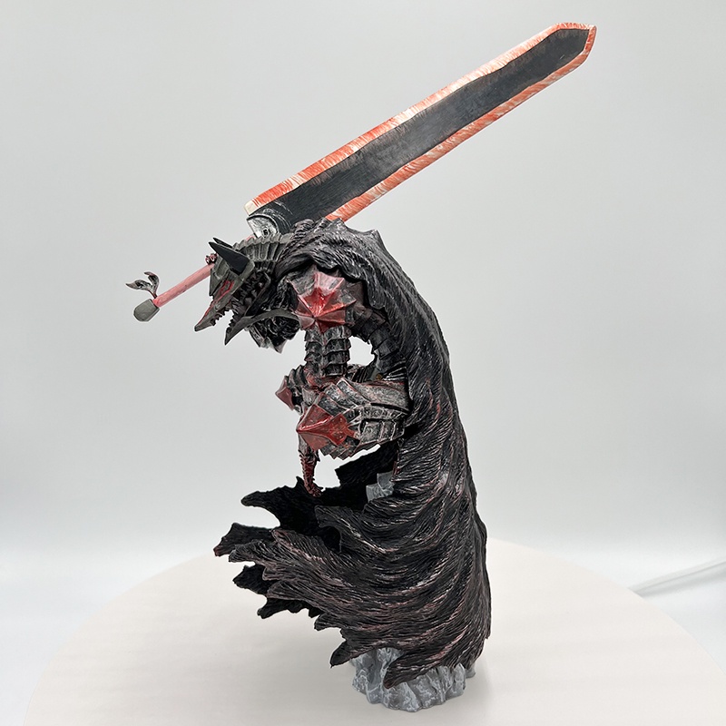 Mô Hình Nhân Vật Berserk Guts L Berserker Armor 25CM Bằng PVC Không Hộp