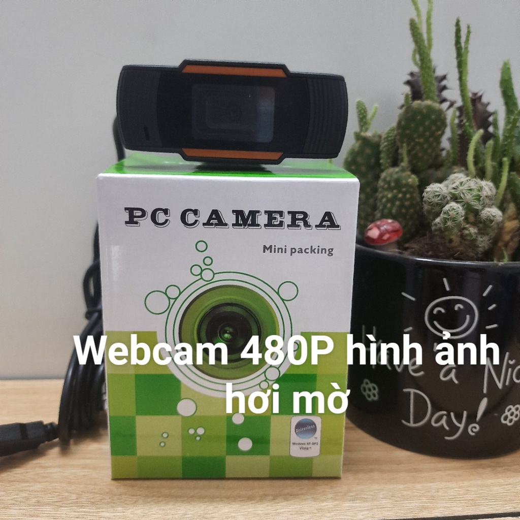 Webcam cho Máy tính , Laptop Tích Hợp Míc , Hỗ Trợ Học Trực Tuyến, Để Bàn , Họp Online qua Zoom - Bảo hành 6 Tháng