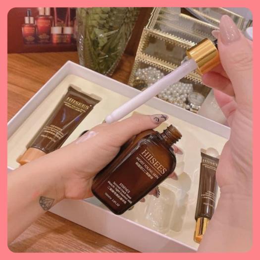 Bộ Dưỡng Trắng Da HIISEES Chính hãng Dưỡng Trắng, Cấp Ẩm, Tái Tạo Da - 6 món, Hiệu quả sau 7 ngày