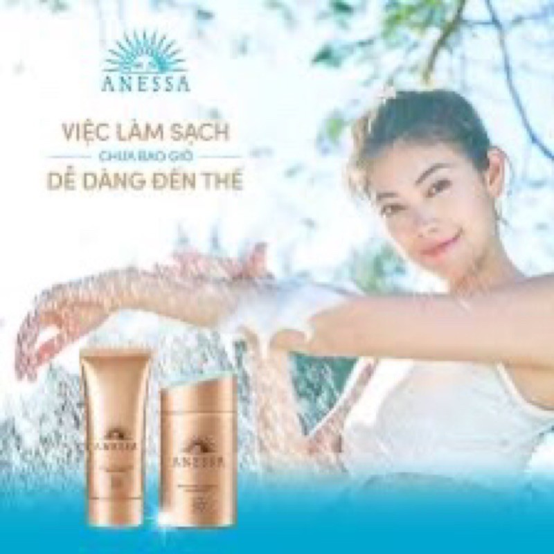 Kem Chống Nắng Anessa Perfect UV Sunscreen Aqua Booster 60ml - hàng nội địa Nhật