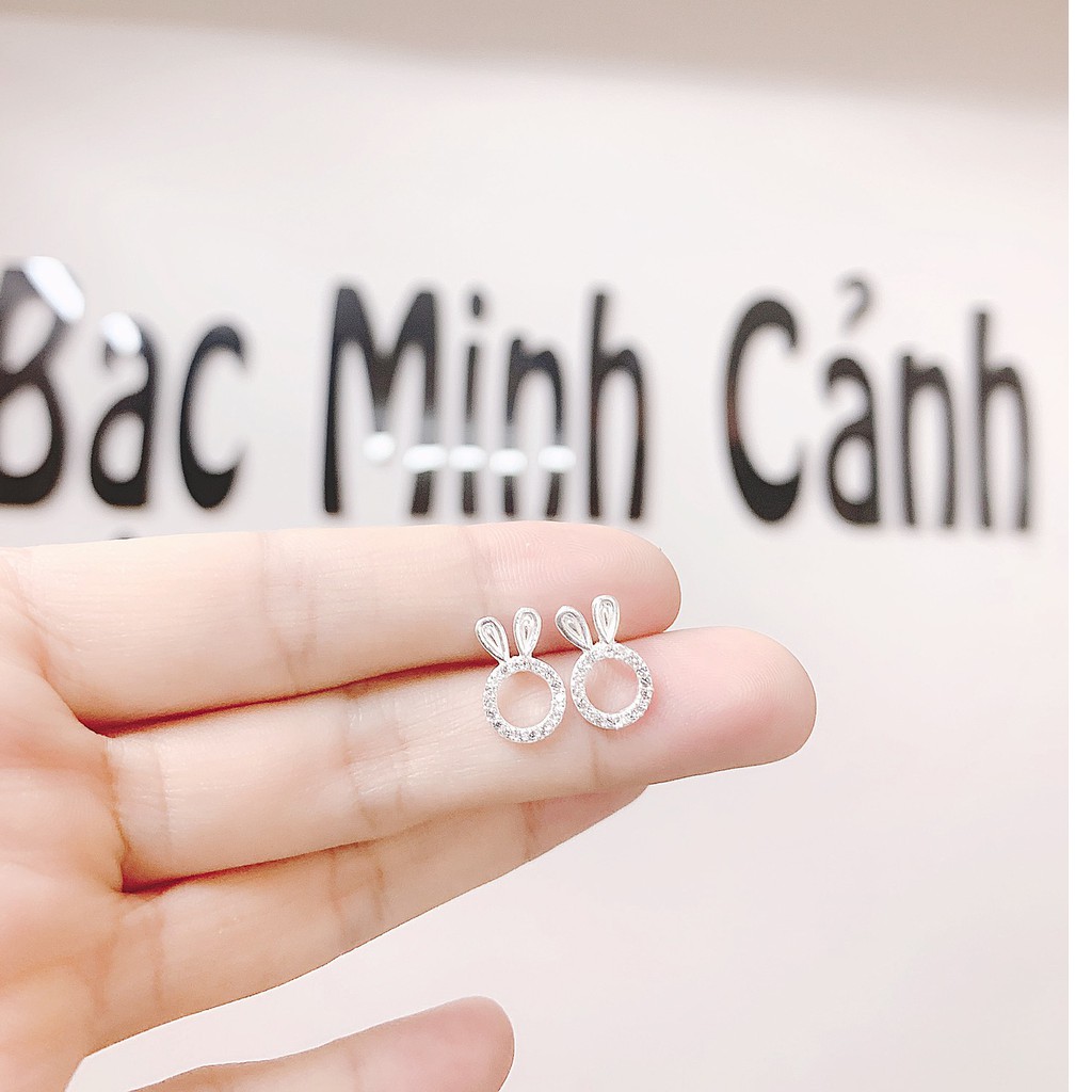 Hoa Tai Bạc Hình Con Thỏ - Minh Canh Jewelry