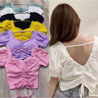 Áo croptop 6 màu lựa chọn