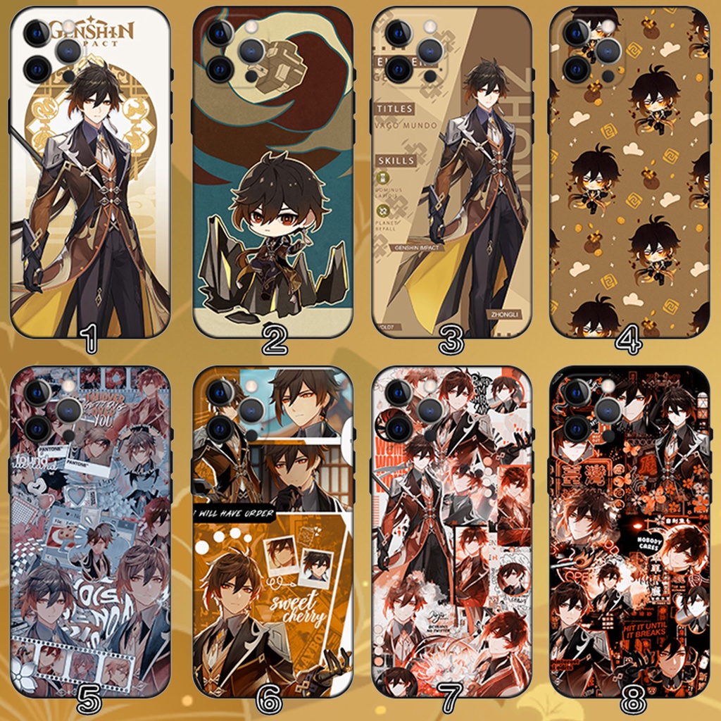 Ốp điện thoại Genshin Impact: Zhongli Collection cho Samsung, Iphone, Oppo, Xiaomi, Huawei, Vsmart...