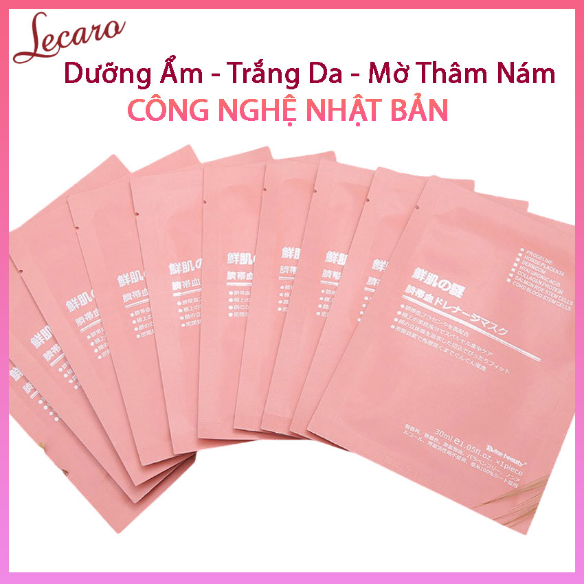 Mặt Nạ Nhau Thai Cừu Tế Bào Gốc, Mặt Nạ Dưỡng da Công nghệ Nhật Bản, Dưỡng Ẩm, Trắng Da