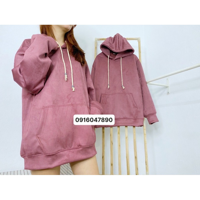 [HÀNG THIẾT KẾ] ÁO HOODIE NỈ DA LỘN SIÊU MỀM MỊN CỰC DỄ PHỐI ĐỒ | BigBuy360 - bigbuy360.vn