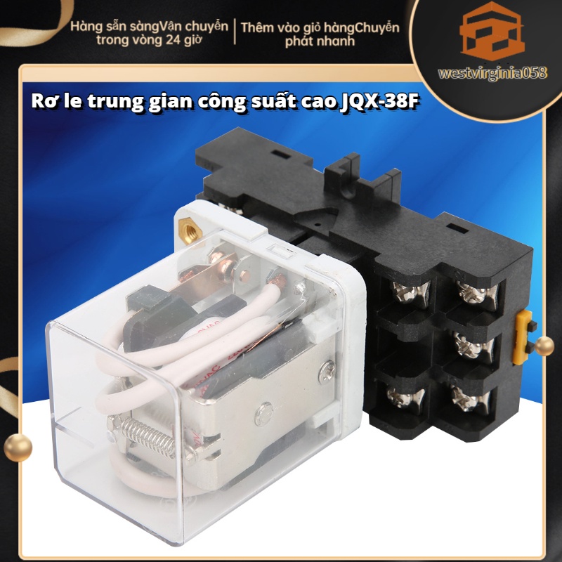 Có thể bán buôn JQX-38F Rơ le trung gian Công suất lớn 3Z 3H 3D Hợp kim bạc Tiếp xúc 40A Hàng giao ngayWestvirginia058
