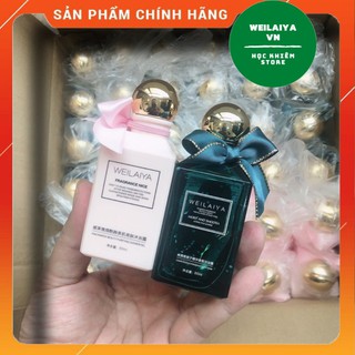 Sữa tắm trắng da, gel tắm hương nước hoa WEILAIYA, mini test size 60ml