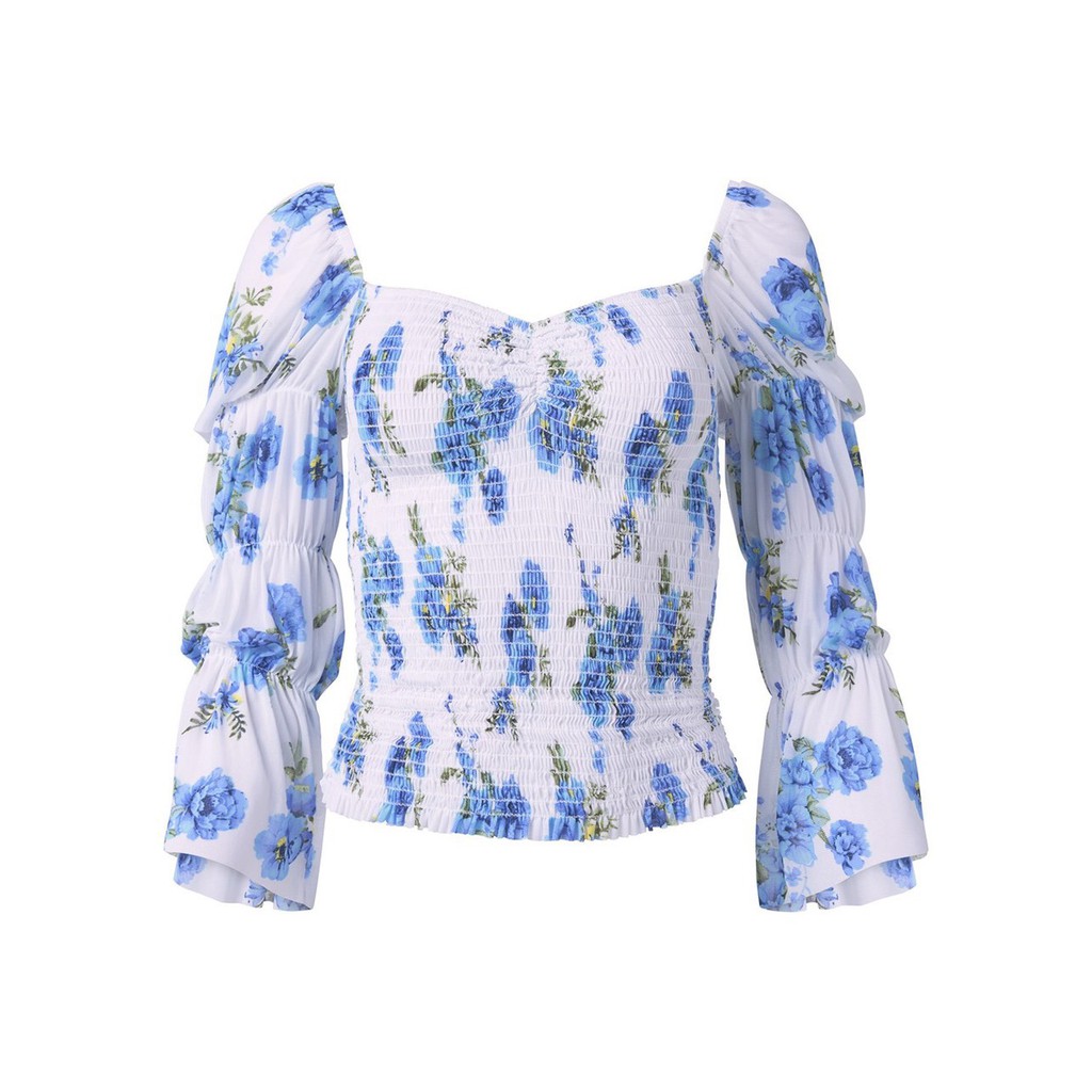 Áo Venus Smoocking Tay Loe Voal - LILAC