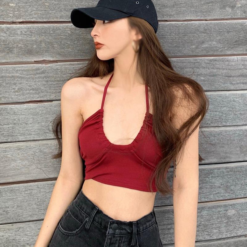 Áo lửng không tay thời trang quyến rũ tùy chọn màu sắc cho nữ