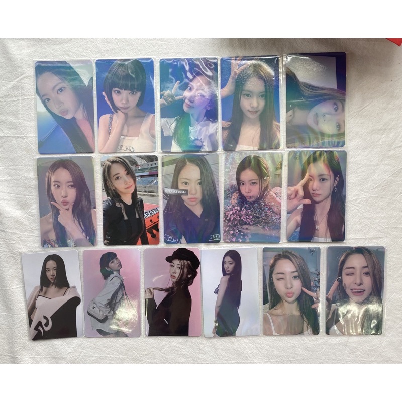 Lẻ card | Những tấm giấy bo góc nhóm IMFEARLESS - LESSERAFIM POB và card từ album
