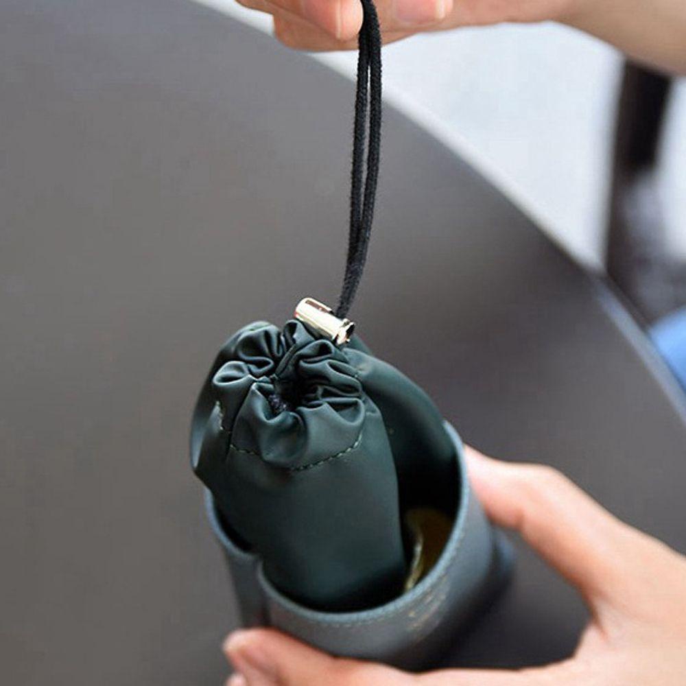 Túi Dây Rút Màu Trơn Mềm Mại Chống Thấm Nước Đựng Mắt Kính Tiện Dụng