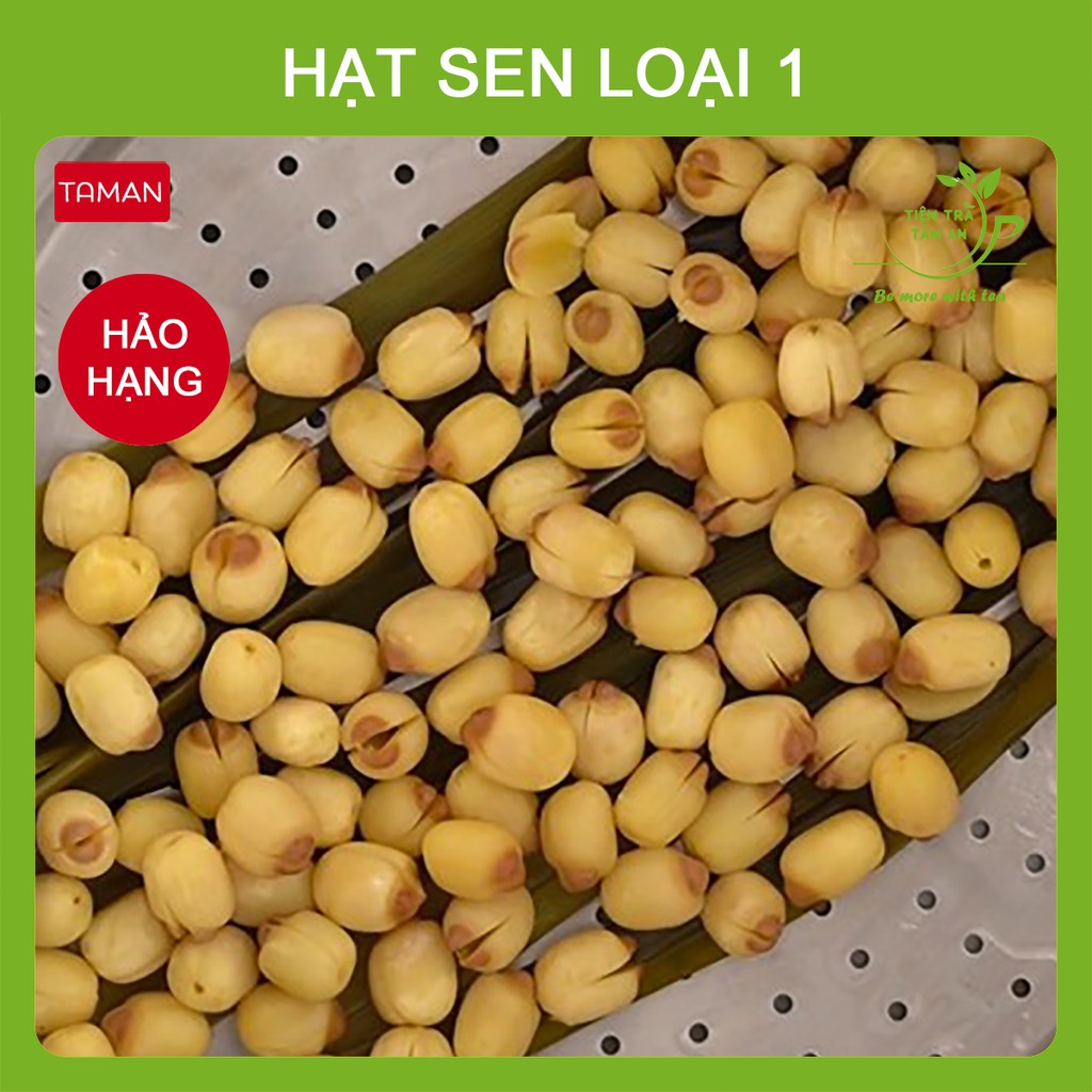 [Mã TIEMTA253 giảm 25K đơn 300K] Hạt sen khô loại 1, gói 100g, 200g, 500g, hạt sen sấy khô - Tiệm Trà Tâm An | BigBuy360 - bigbuy360.vn