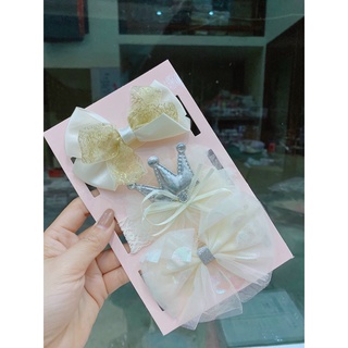 Set 3 băng đô cho bé sơ sinh xinh xắn